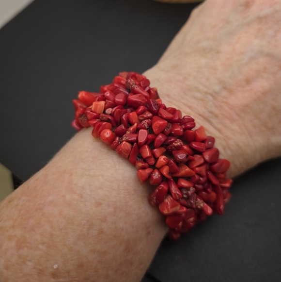 Fashion Jewelry Jewelry - Red l Beaded Bracelet (2319)